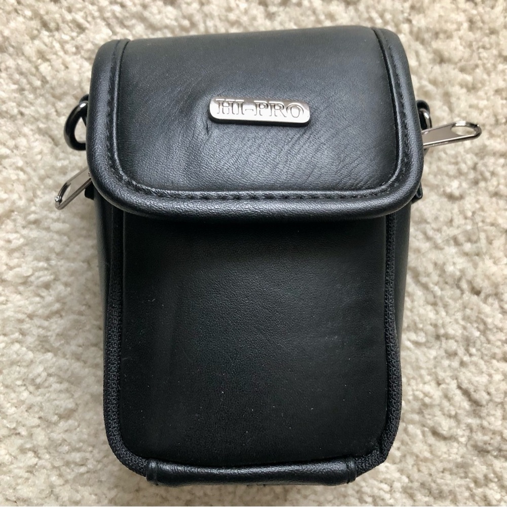 Hi-Pro Camera Case Padded Black Soft Carry/Shoulder Bags, With Belt Loop New